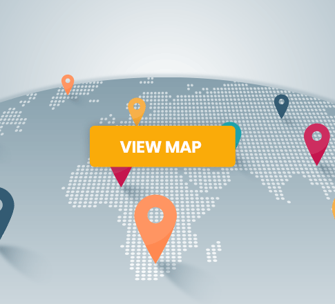 Map of AVIS rental desk at Schiphol Airport